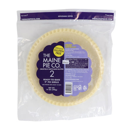 The Maine Pie Co. Shells, Ready-to-Bake, 9 Inch