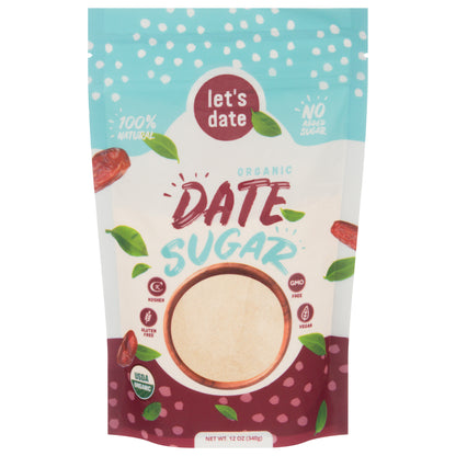 Let's Date Organic Date Sugar 12 oz