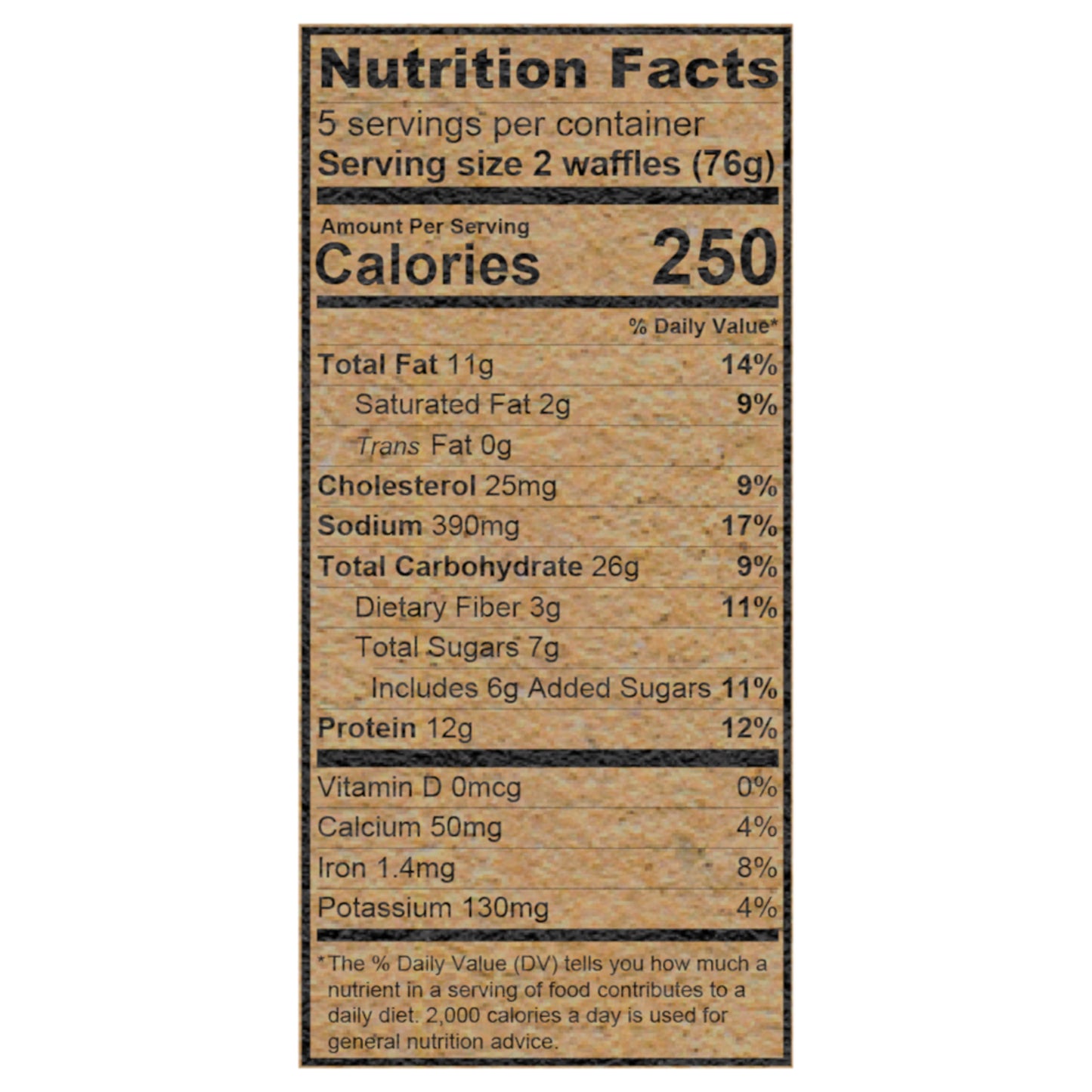 Power Waffles, Buttermilk & Vanilla, 13.40 oz/10 ct