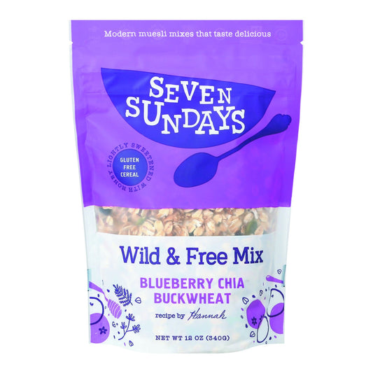 Seven Sundays Wild & Free Mix Blueberry Chia Buckwheat Muesli