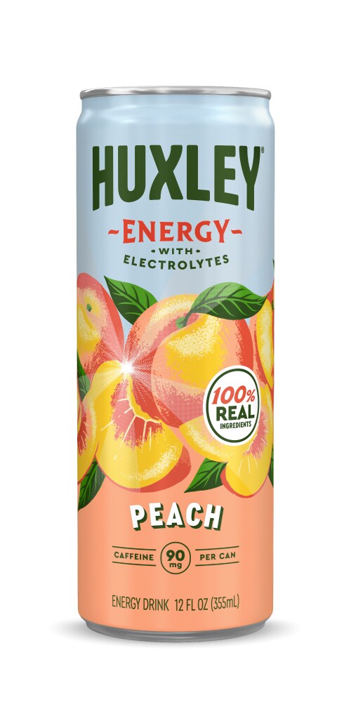 Huxley Superfruit Energy Drink Peach