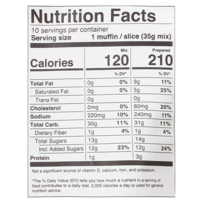 Miss Jones Baking Co. Gluten-Free Blueberry Muffin & Bread Mix 12.35 oz