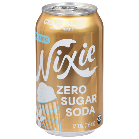 Nixie Organic Zero Sugar Cream Soda 12 fl oz