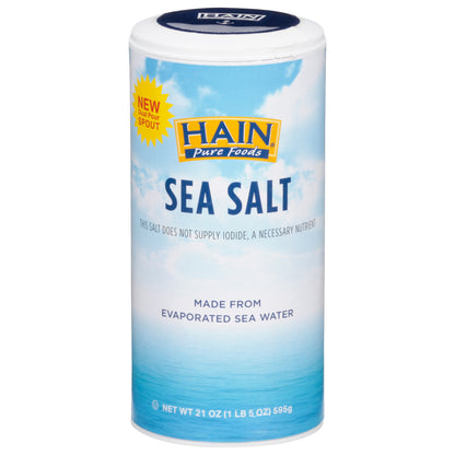Hain Pure Foods Sea Salt 21 oz