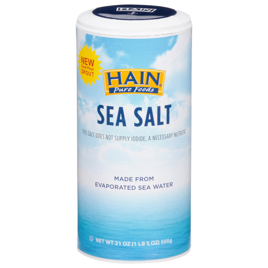 Hain Pure Foods Sea Salt 21 oz