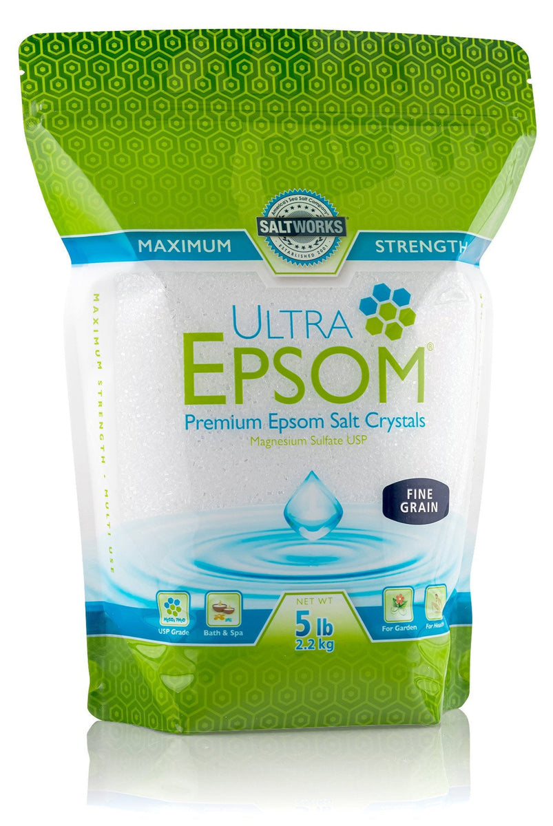 Ultra Epsom Saltworks - Salt Medium Grain, 5 Lb