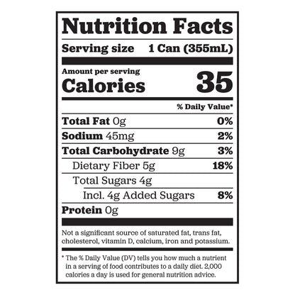 Slice Ginger Ale Healthy Soda, 12 fl oz Can