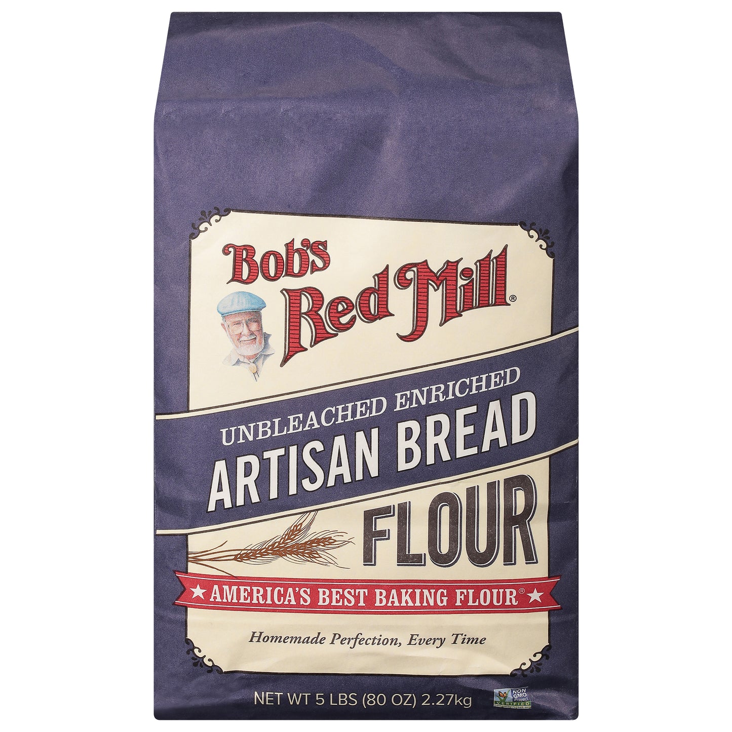 Bob's Red Mill Unbleached Enriched Artisan Bread Flour 5 lb
