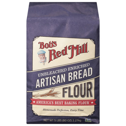Bob's Red Mill Unbleached Enriched Artisan Bread Flour 5 lb