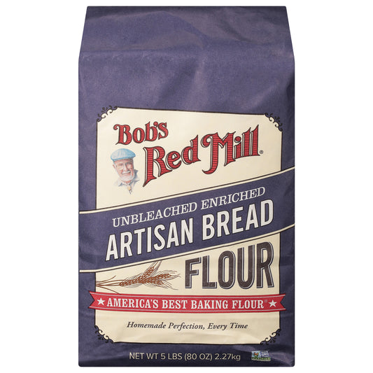 Bob's Red Mill Unbleached Enriched Artisan Bread Flour 5 lb