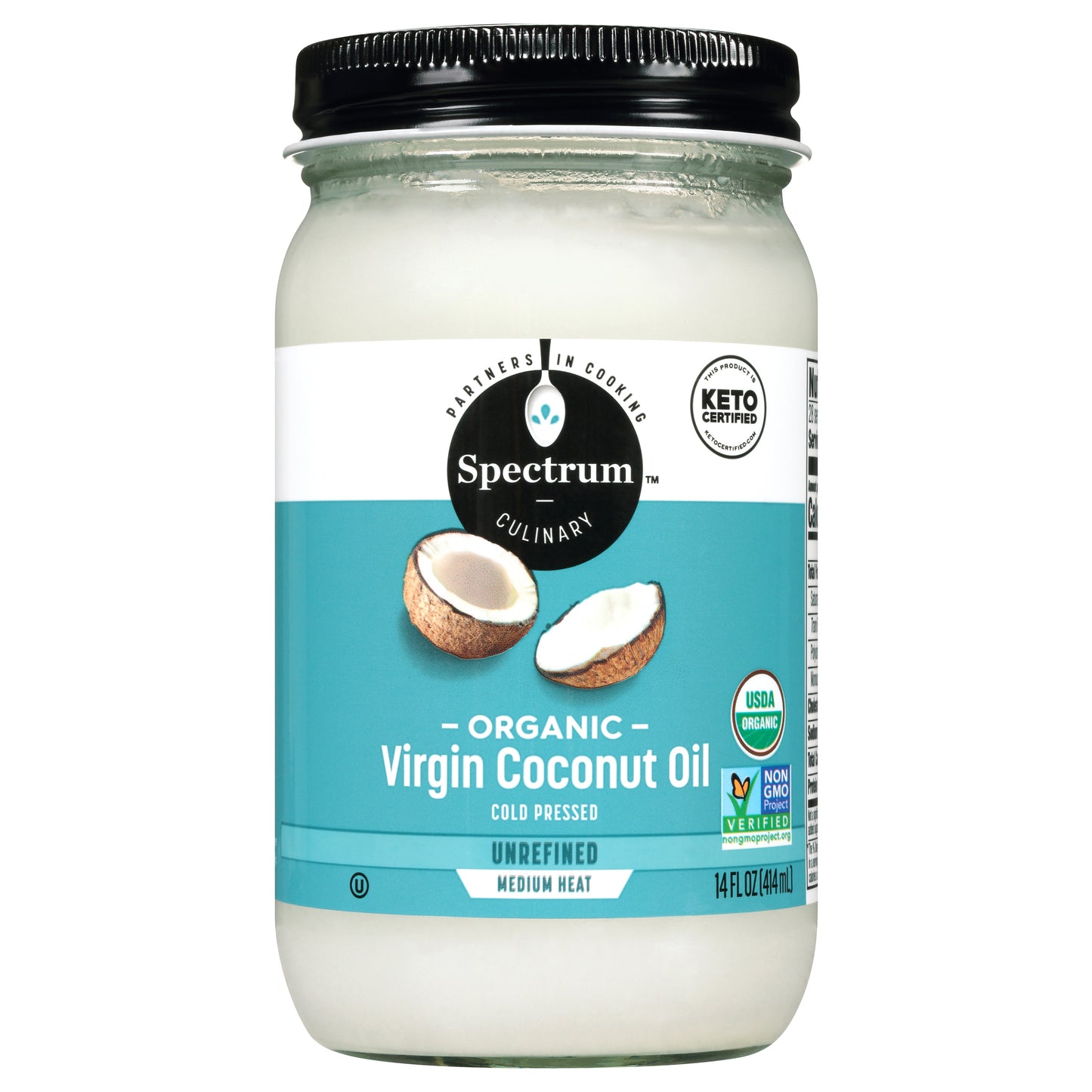 Spectrum Culinary™ Organic Virgin Coconut Oil 14 fl. oz. Jar