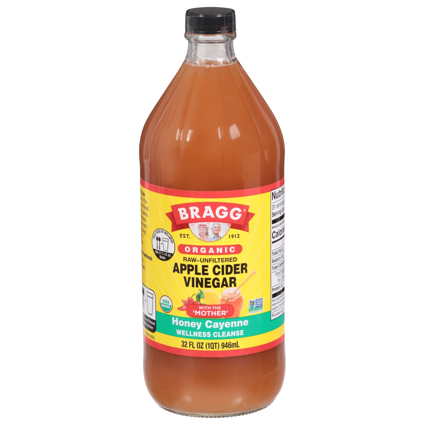 Bragg Organic Raw Unfiltered Apple Cider Vinegar 32 fl oz
