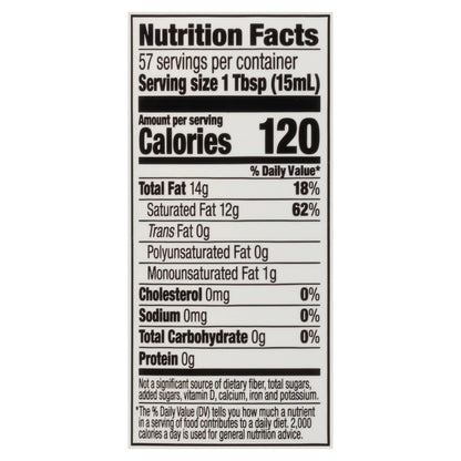 Spectrum Culinary Organic Virgin Coconut Oil 29 fl oz