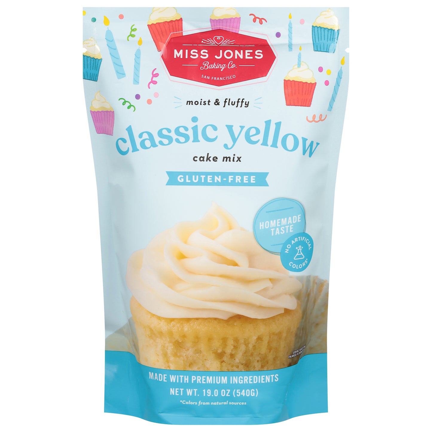 Miss Jones Baking Co. Gluten-Free Classic Yellow Cake Mix 19.0 oz