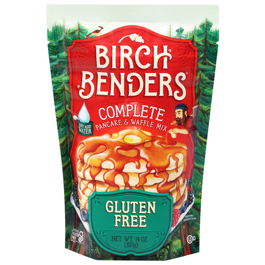 Birch Benders Complete Gluten Free Pancake & Waffle Mix 14 oz