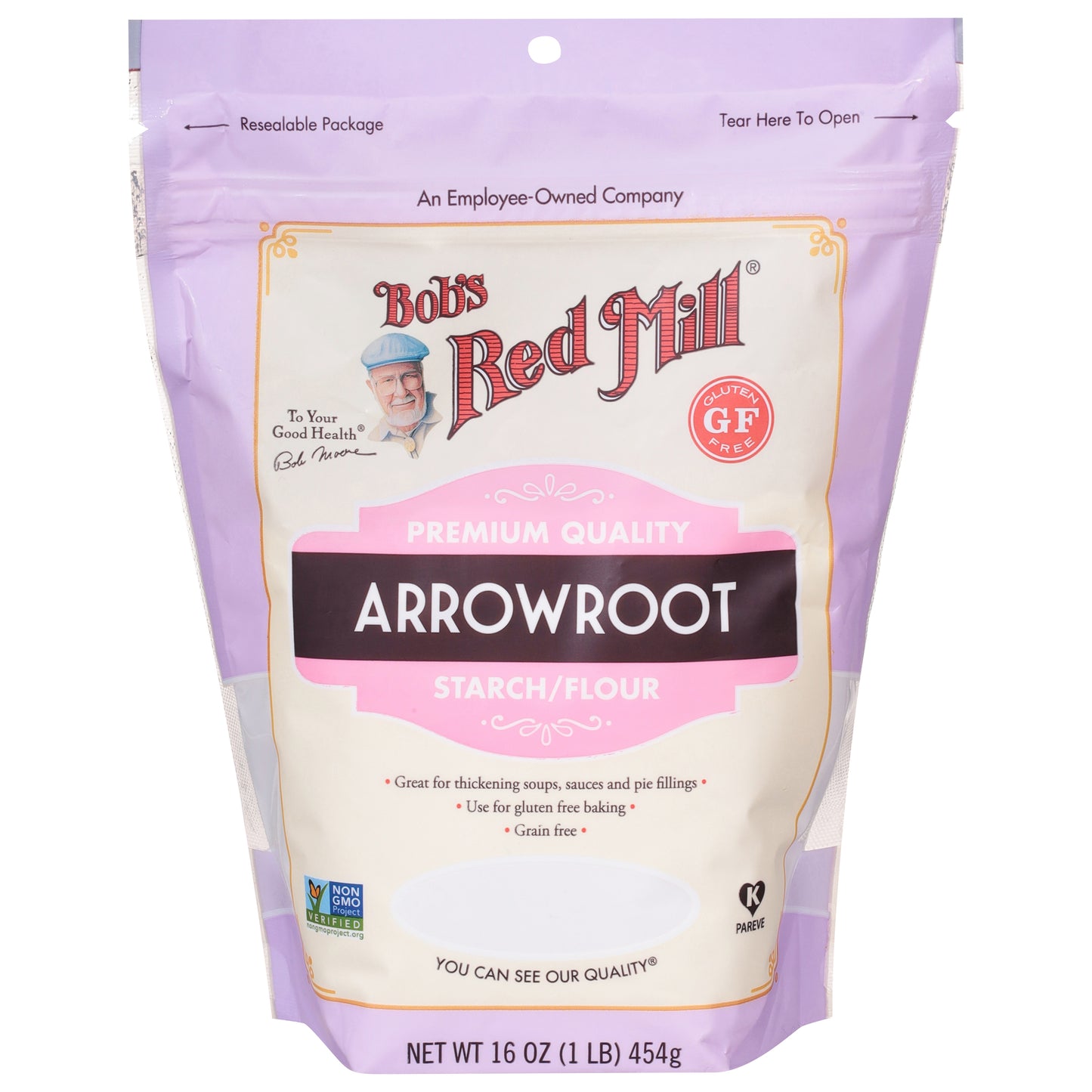 Bob's Red Mill Arrowroot Premium Quality Starch/Flour 16 oz