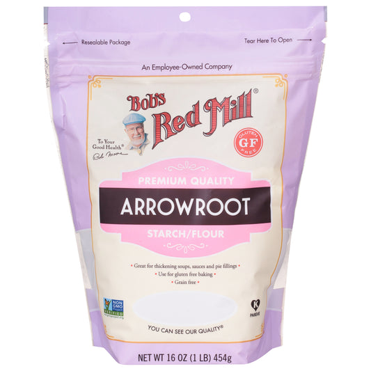 Bob's Red Mill Arrowroot Premium Quality Starch/Flour 16 oz