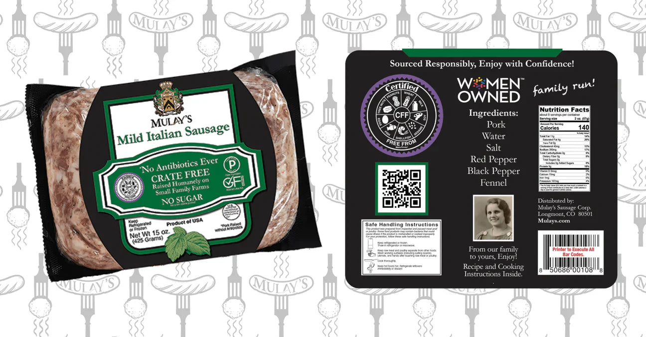 Mulay's Mild Italian Sausage
