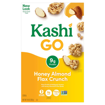 Kashi Go Honey Almond Flax Crunch Cereal 14 oz