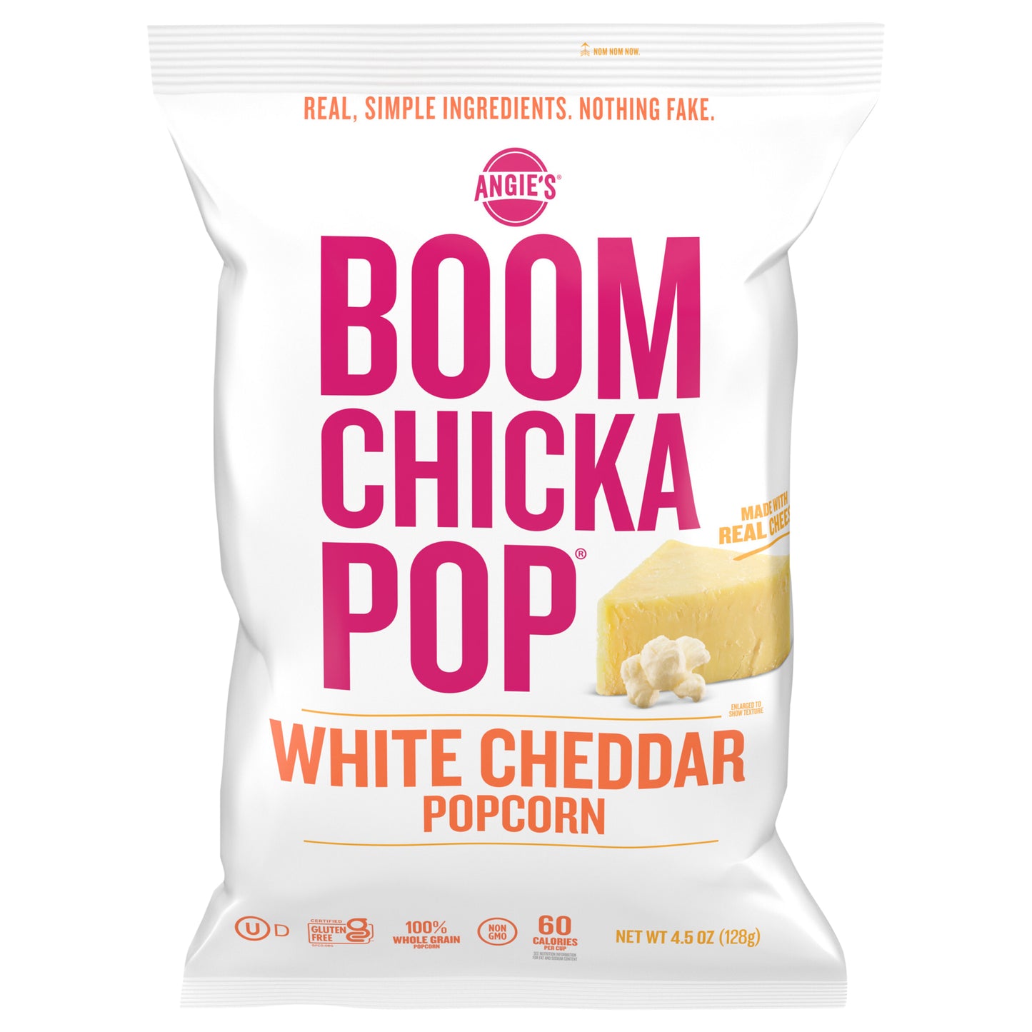 Angie's BOOMCHICKAPOP White Cheddar Popcorn, 4.5 oz.