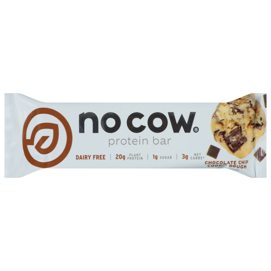 No Cow Chocolate Chip Cookie Dough Protein Bar 2.12 oz