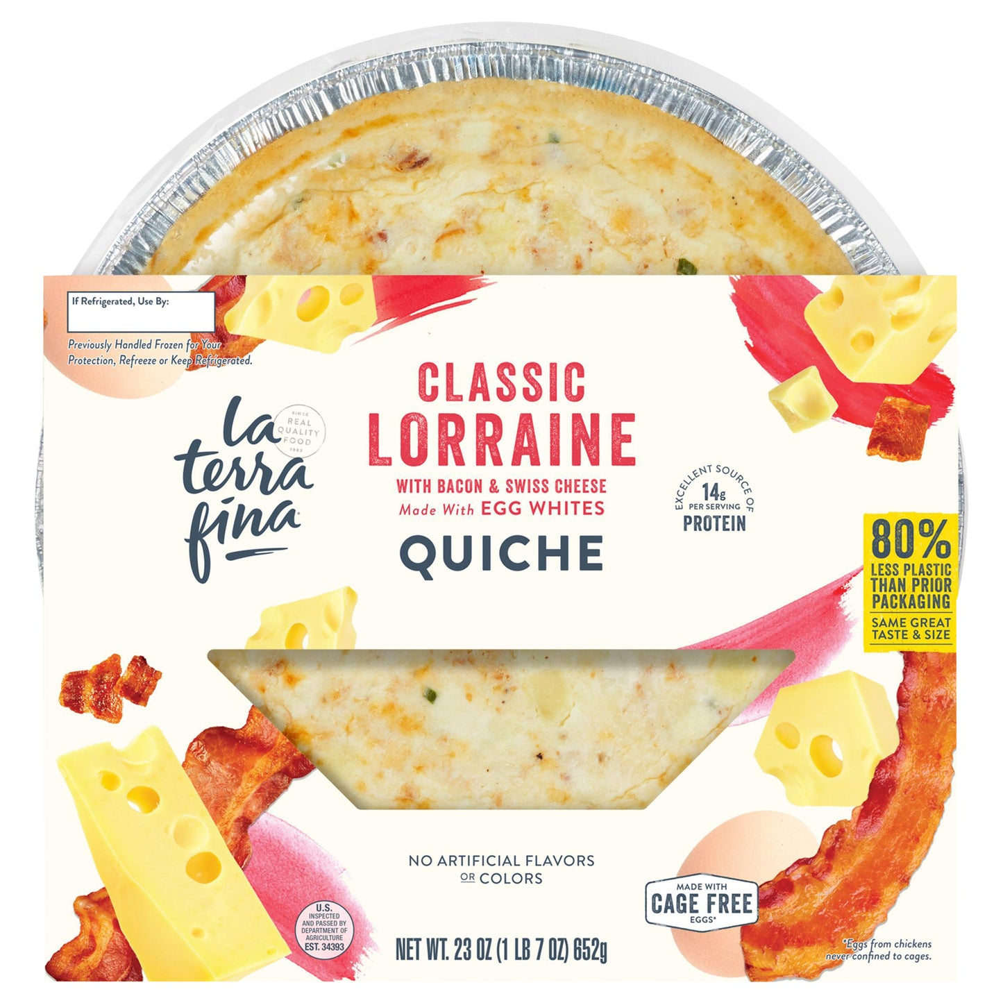 La Terra Fina Classic Lorraine Quiche 23 oz