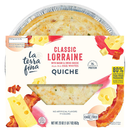 La Terra Fina Classic Lorraine Quiche 23 oz