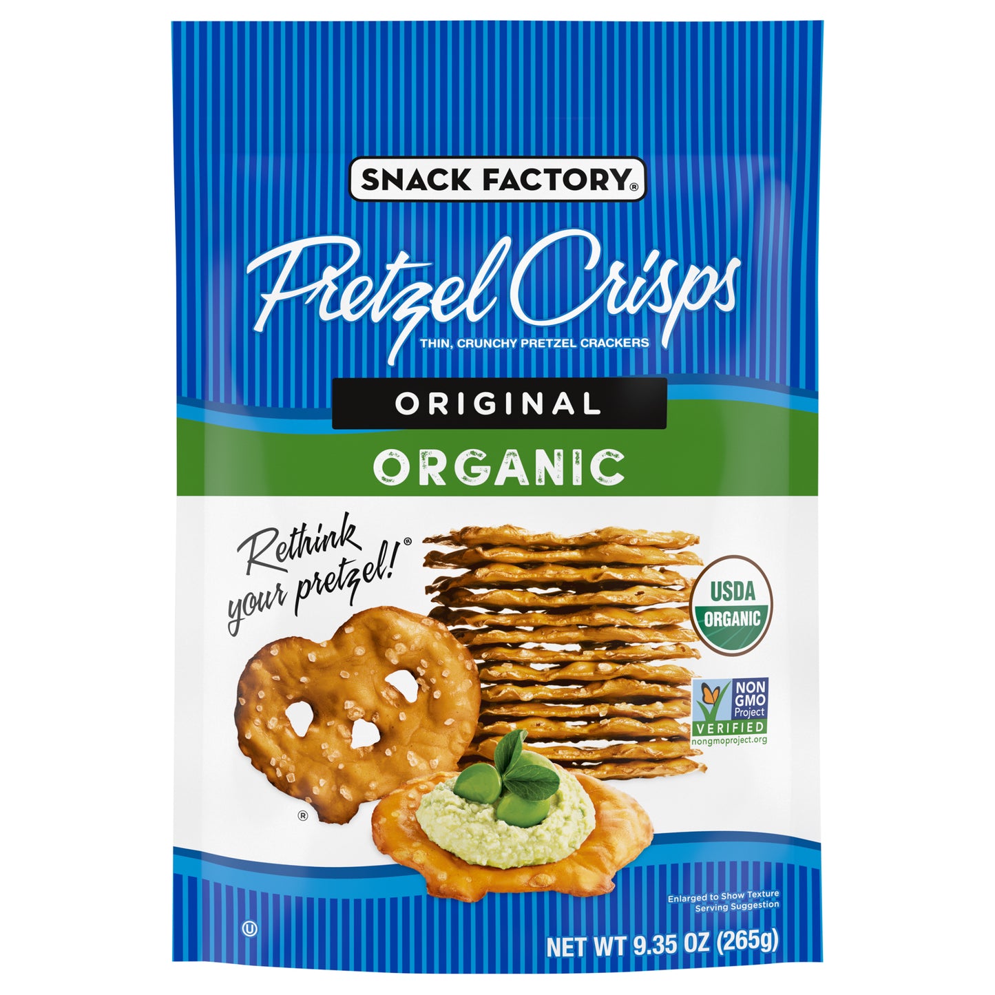 Snack Factory Original Original Pretzel Crisps 9.35 oz