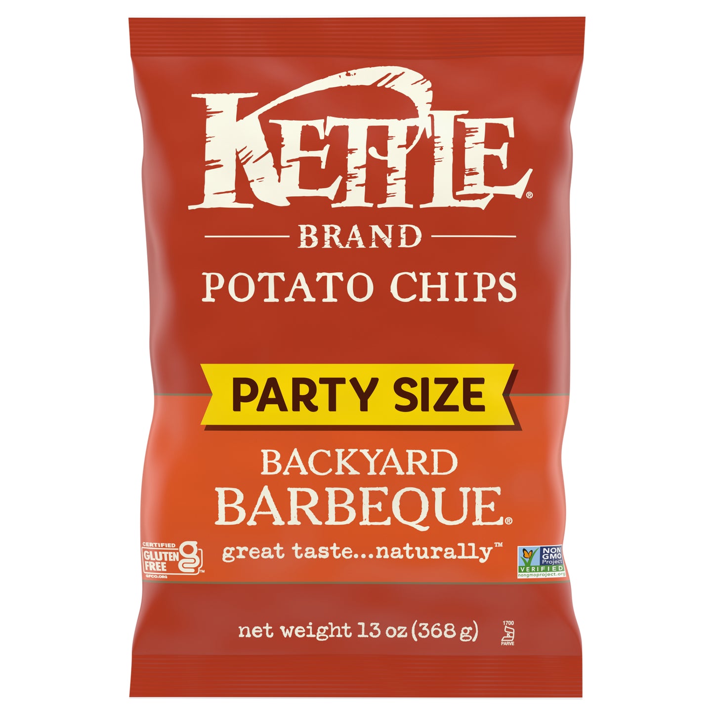 Kettle Brand Backyard Barbeque Potato Chips Party Size 13 oz