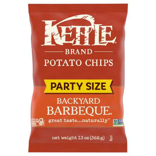 Kettle Brand Backyard Barbeque Potato Chips Party Size 13 oz