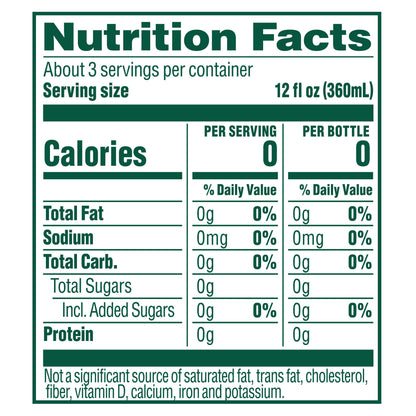 Poland Spring Sparkling Water, Zesty Lime, 33.8 oz. Bottle