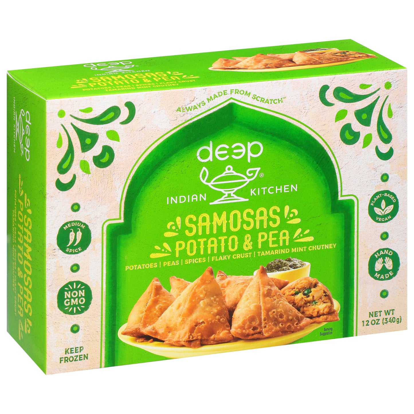 Deep Potato & Pea Samosas 12 oz