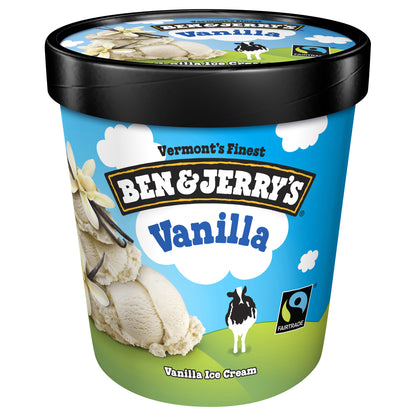 Ben & Jerry's Vanilla Ice Cream Pint 16 oz