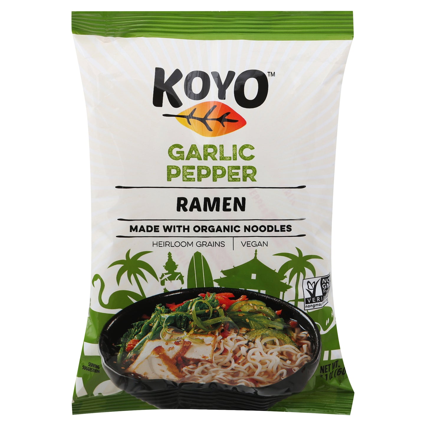 Koyo Ramen Garlic Pepper Noodles 2.1 oz