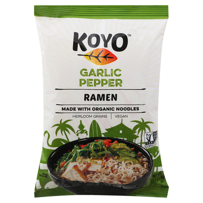 Koyo Ramen Garlic Pepper Noodles 2.1 oz