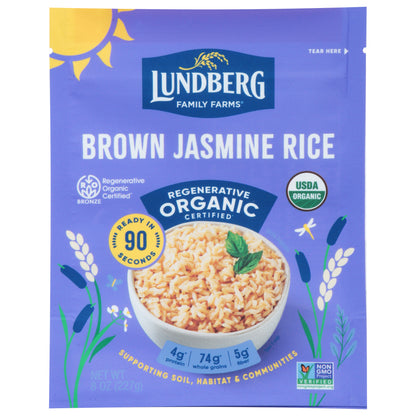 Lundberg Family Farms Organic Brown Jasmine Rice 8 oz