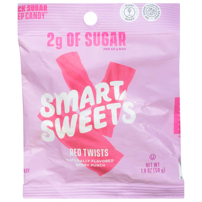 SmartSweets Red Twists Berry Punch Candy 1.8 oz
