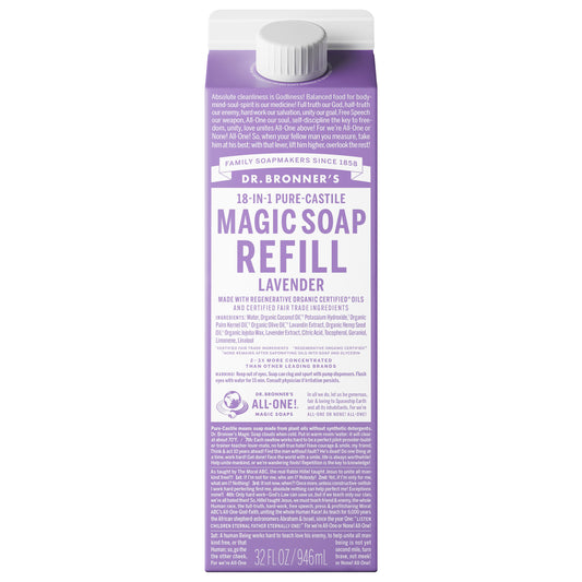 Lavender Pure-Castile Soap Refill Carton