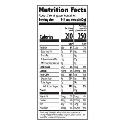 Nature's Path Organic Flax Plus Raisins Cereal 14oz Box