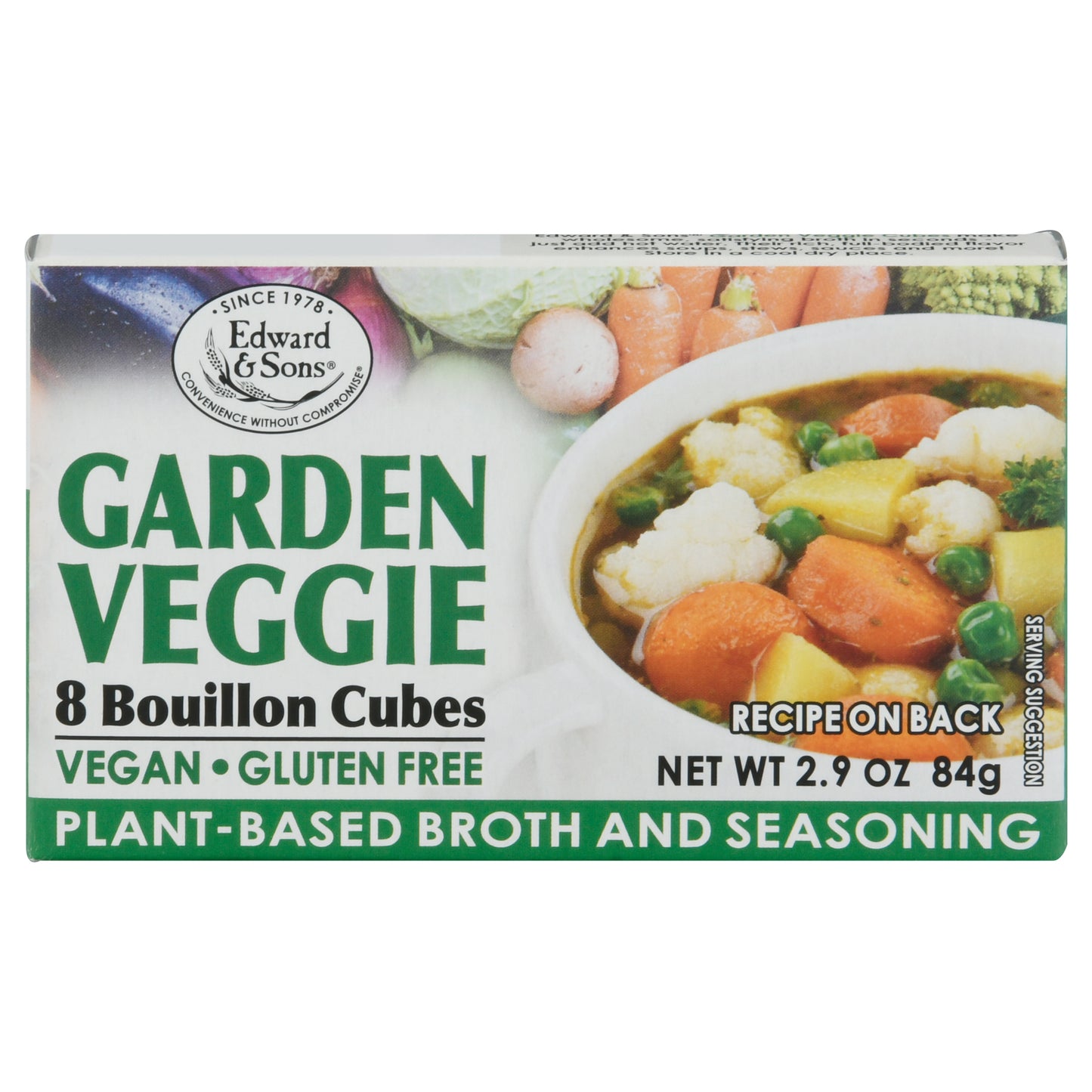 Edward & Sons Garden Veggie Bouillon Cubes 8 ea