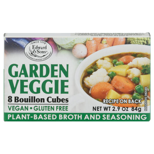 Edward & Sons Garden Veggie Bouillon Cubes 8 ea