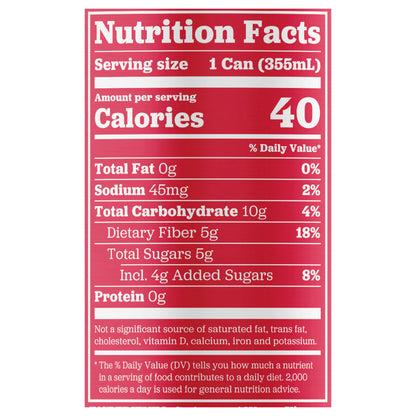 Slice Classic Cola Healthy Soda, 12 fl oz Can