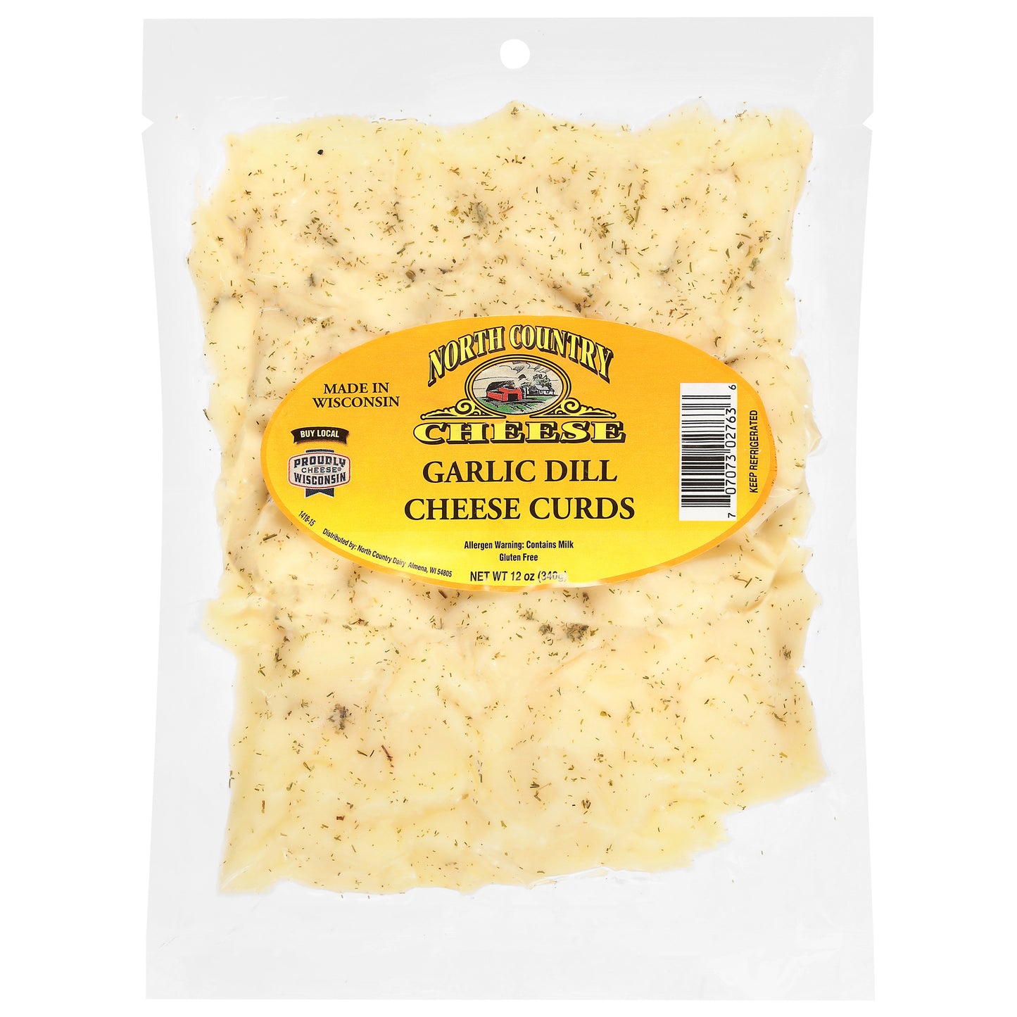 North Country Cheese Garlic Dill Cheese Curds 12 oz