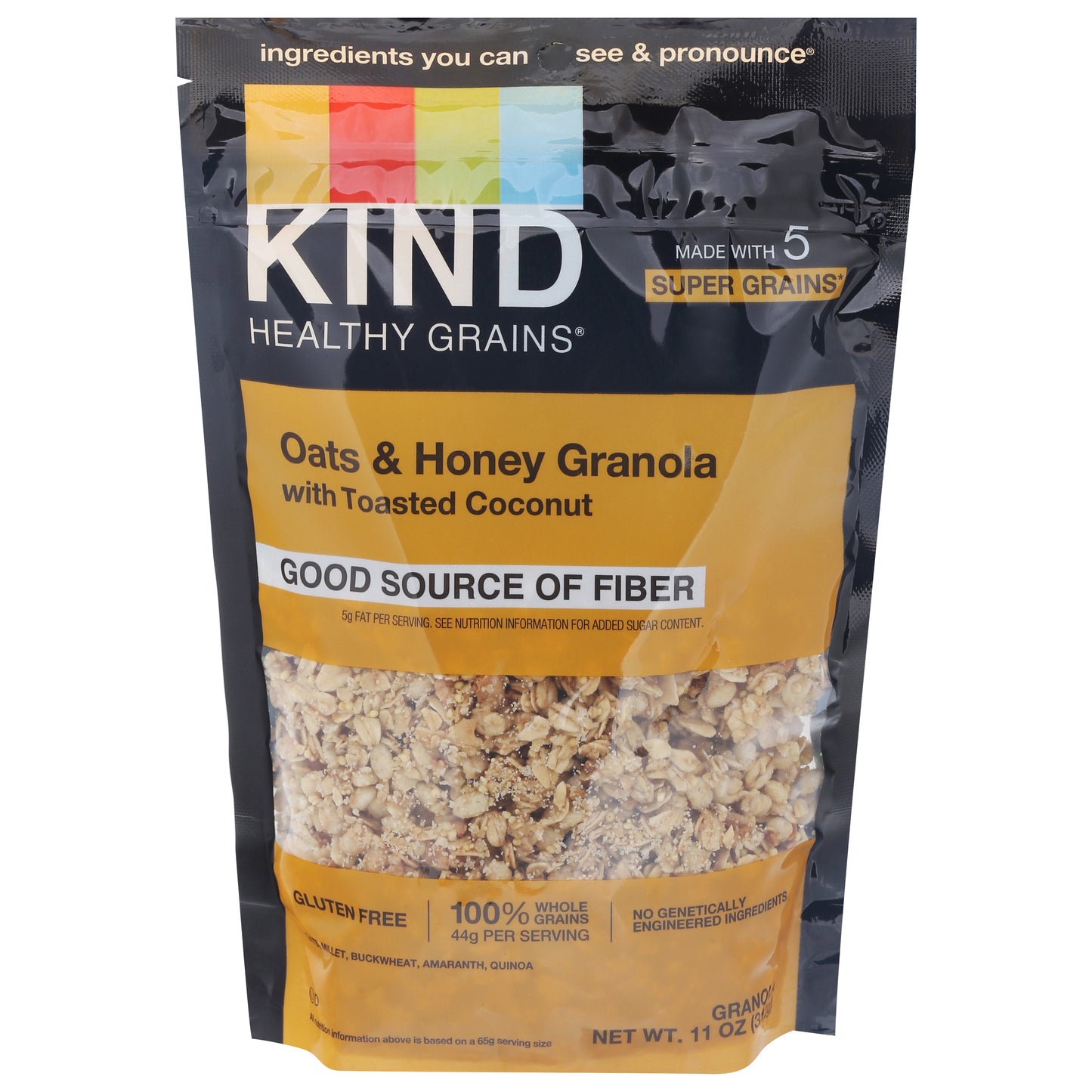 Kind Healthy Grains Oats & Honey Granola with Toasted Coconut 11 oz