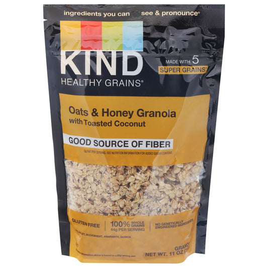 Kind Healthy Grains Oats & Honey Granola with Toasted Coconut 11 oz
