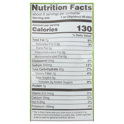 Good Health 30% Less Fat Sea Salted Veggie Stix 6.25 oz