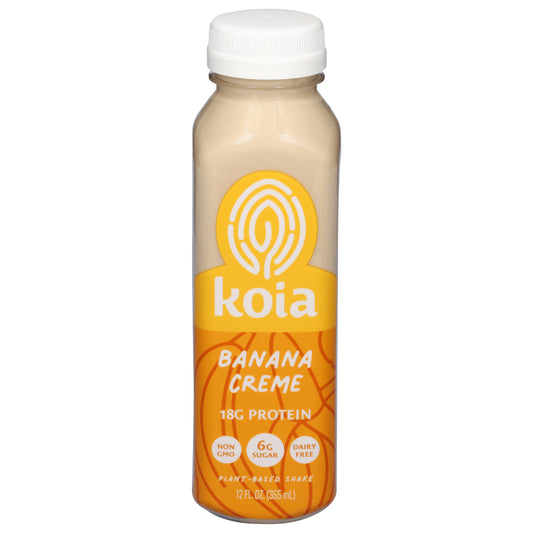 Koia Plant-Based Banana Creme Shake 12 fl oz