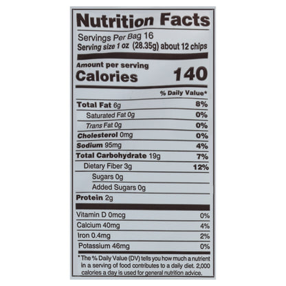 Whole Grain Milling Gluten Free Organic Blue Corn Tortilla Chips 16 oz