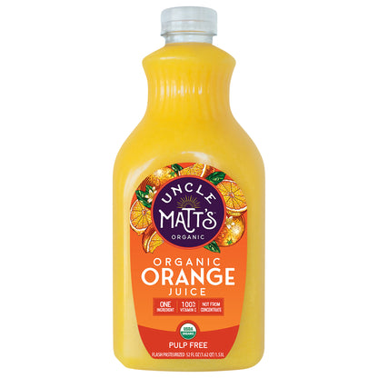 Uncle Matt's Organic Pulp Free Orange Juice 52 fl oz