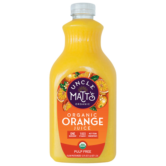 Uncle Matt's Organic Pulp Free Orange Juice 52 fl oz